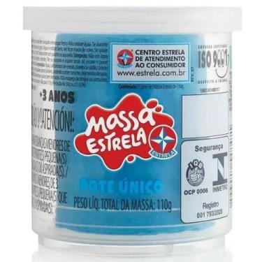 Imagem de Pote de Massinha de Modelar Azul 110g Estrela