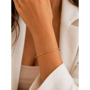 Imagem de Braceletes em semi joia prata 925 e ouro18 KL - dondocas.bijus