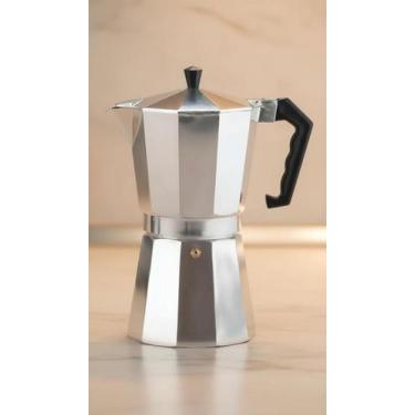 Imagem de Cafeteira Italiana Moka 12 Xícaras Alumínio Cinza - Congratulations St