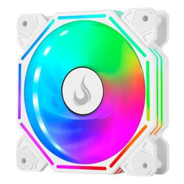 Imagem de Cooler Fan Rise Mode Hex Tornado 120mm ARGB Branco - RM-H-ARGB-TOR-W