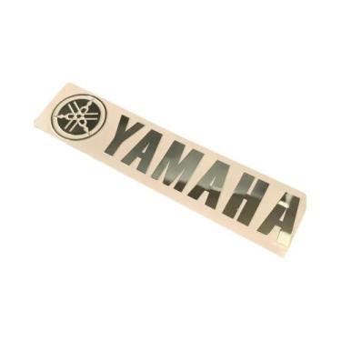 Imagem de Adesivos Refletivos Prateados Impermeáveis Para Motocicletas Yamaha Pa