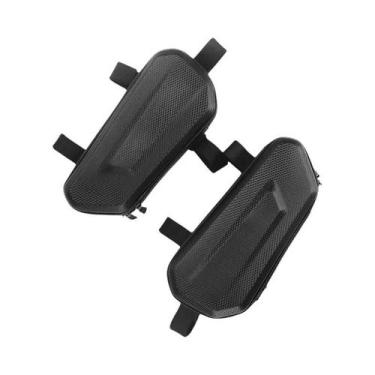 Imagem de Bolsa Lateral Para Motocicleta Com Padrão De Fibra De Carbono, Estojo 
