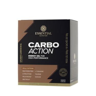 Imagem de Carbo Action Cafeína Display Essential Nutrition Cacau