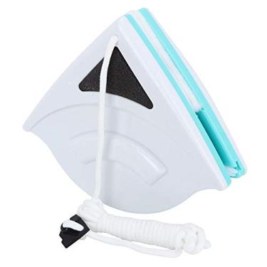 Imagem de Limpador de janela de dois lados, ferramenta de limpador de vidro magnético com corda antiqueda, para vidro vitrificado Thinkness de 5 a 12 mm