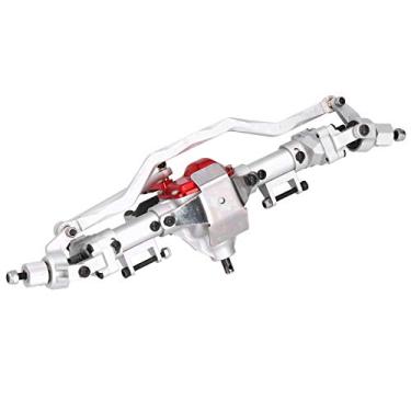 Imagem de Labuduo Eixo universal RC, eixo traseiro de liga de alumínio com controle remoto, modelo RC para carro de brinquedo RC (ponte dianteira)