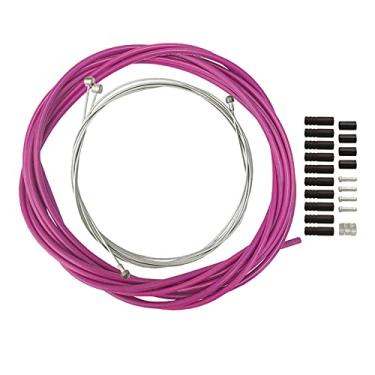 Imagem de Deevoka Kit de de universal, cabo de câmbio e transmissão de, kit de alojamento de cabo de de para de, Roxo
