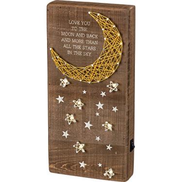 Imagem de Primitives by Kathy Placa de LED String Art Box, 15 x 32,5 cm, Modelo: 34622