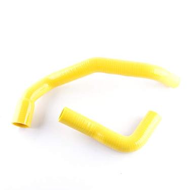 Imagem de LUXERAD Mangueira de radiador de silicone de desempenho de 3 camadas para Nis san Skyline R33 R34 GTS GTS25T RB25DET 93-98 (amarelo)