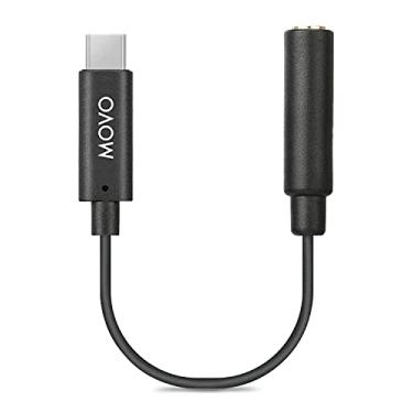 Imagem de MOVO UCMA-2 3.5mm para adaptador de conector de áudio USB-C - 3.5mm TRRs para conector USB digital para Android, GoPro Mic, iPad Pro adaptador - USB para Auxador AUX para fone de ouvido ou divisor de microfone de lapela USB