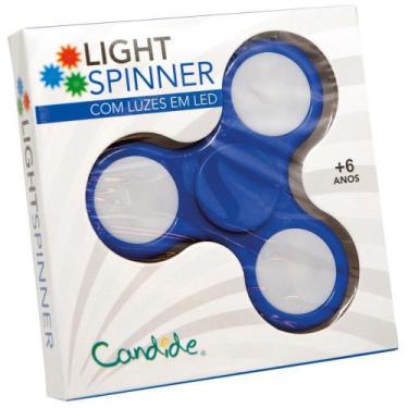 Imagem de Fidget Spinner Com Luzes (Azul) - Candide