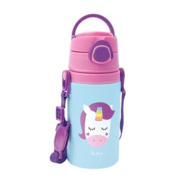 Imagem de Garrafa de Alumínio Animal Fun Unicórnio Buba Azul