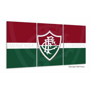 Imagem de Quadro decorativo Fluminense com Tela em Tecido