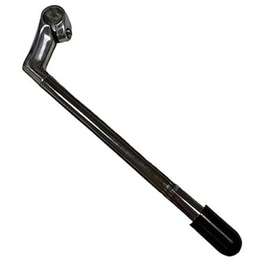 Imagem de SM SunniMix Barra de alça de liga de alumínio leve para bicicleta com haste de pescoço de ganso de 2,54 cm para bicicleta 25,4 mm/22,2 mm x 300 mm peças esportivas para ciclismo de montanha, aço 25,4 x 22,2 × 300