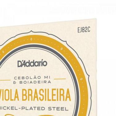 Imagem de Encordoamento Viola Cebolão Mi e boiadeira EJ82C D addario