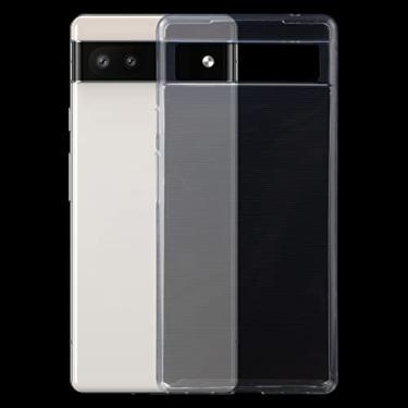 Imagem de YUNCHAO Caixa de telefone Para o Google Pixel 6A 0,75mm Ultra-fino transparente TPU Soft Telefone capa para celular