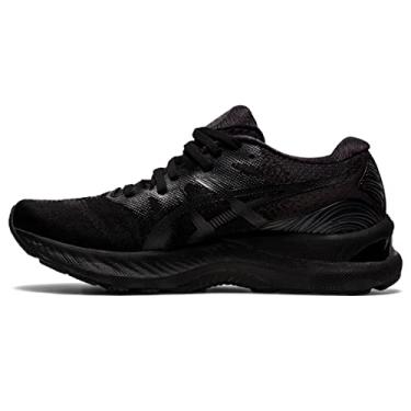 Imagem de ASICS Women's Gel-Nimbus 23 (D) Running Shoes, 5W, Black/Black