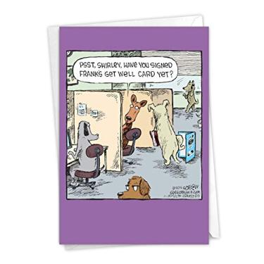 Imagem de NobleWorks Cartão de Frank's – Cartão Get Well com envelope (11,5 cm x 16,75 cm) – C2616GWG