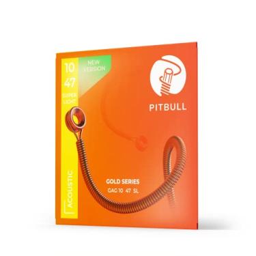 Imagem de Encordoamento de Violão 10-47 PB (Tensão Super Leve) PITBULL Série Ouro