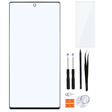 Imagem de HQB-STAR Substituição de lente de vidro externa da tela frontal para Samsung Galaxy Note20 Ultra 5G 6,9" + fita OCA + ferramentas (não inclui LCD e digitalizador)
