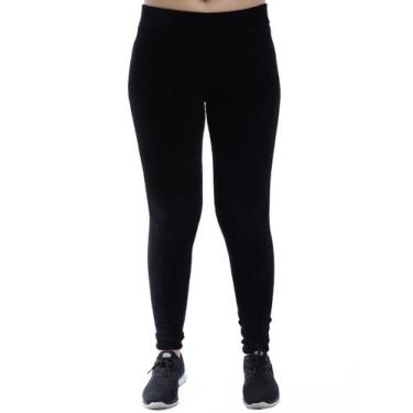 Imagem de Calça Legging Feminina Anistia Veludo Cotele Grossa Preta