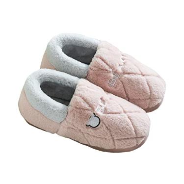 Imagem de Jueshanzj Calcanhar de inverno de pelúcia de inverno de fundo grosso de inverno Roxo 41