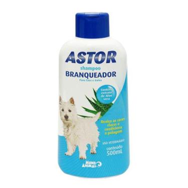Imagem de Shampoo Mundo Animal Cães E Gatos Astor Branqueador - 500ml - Mundo An