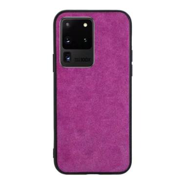 Imagem de BELTBE Capa de telefone macia multifuncional de material TPU de lã fina e leve anti-queda cor sólida para Samsung Galaxy S22 S20 S21 Ultra S10 S9 S8 Plus FE S10E Lite capa traseira (roxo, S21 FE)
