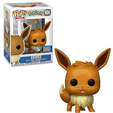 Imagem de Funko POP! Animação: Pokemon - Eevee (Coleção Diamond Glitter) Convenção de Outono 2021 Exclusivo - Adesivo Compartilhado