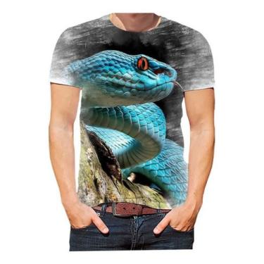 Imagem de Camisa Camiseta Cobra Serpente Anaconda Sucuri Bichos Hd 08 - Estilo K