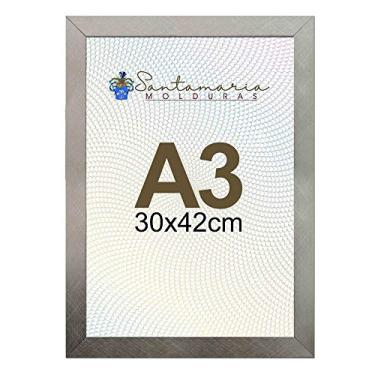 Imagem de Moldura Porta Retrato A3 30x42 Prateado