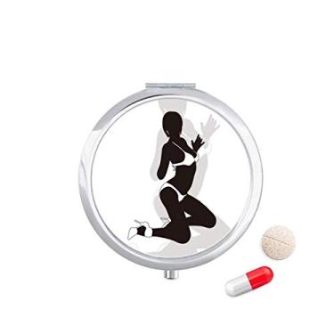 Imagem de Hot Women – Porta-comprimidos para joelho; caixa de armazenamento de remédios