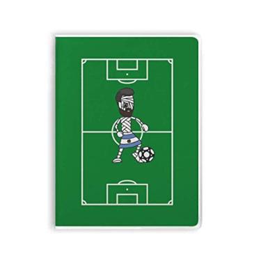 Imagem de Diário de capa macia Argentina para caderno esportivo de futebol americano