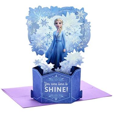 Imagem de Hallmark Cartão de aniversário Pop Up da Princesa Disney da Paper Wonder (Born to Shine)