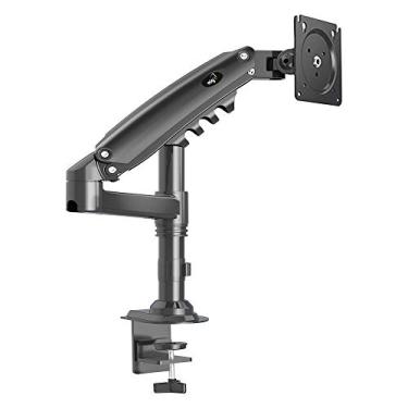 Imagem de Suporte de Mesa para Monitor com Pistão a Gás, Multiarticulado, Ajuste de Altura de 25cm a 50,5cm, Telas de 2kg a 12kg, 22" a 35", Preto, FH80N, ELG