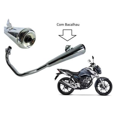 Imagem de Escapamento Mini Fortuna Cg Titan Cargo 160 De 2015 A 2022