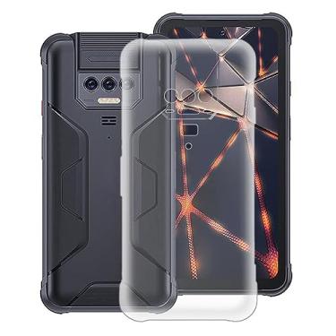 Imagem de KJYFOANI Capa de silicone para Cubot Kingkong Power, [antiamarelo] [proteção ultrafina] capa de silicone para Cubot Kingkong Power, capa à prova de choque, para mulheres e homens, transparente (16,7 cm) - transparente