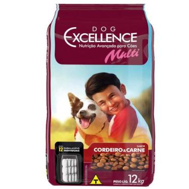 Imagem de Ração Seca Dog Excellence Multi Cordeiro E Carne Para Cães - 12 Kg
