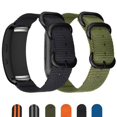 Imagem de Essidi-pulseira de nylon para samsung gear fit 2 r360 relógio esportivo  correia  loop  substituição