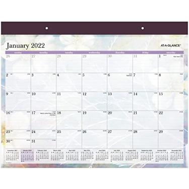Imagem de Calendário de mesa 2022 da AT-A-GLANCE, bloco de mesa mensal, 54 x 43 cm, padrão, Dreams (SK83-704)