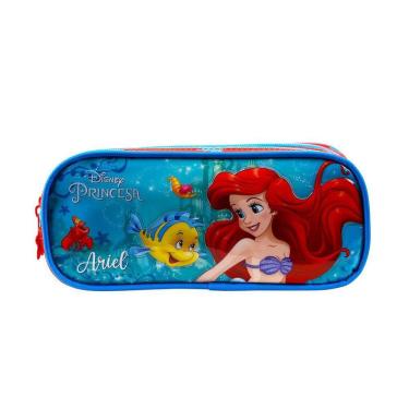 Imagem de Estojo Escolar Duplo Ariel Pequena Sereia -  Disney