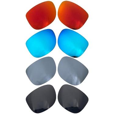 Imagem de xyqrenrr Lentes de substituição polarizadas para óculos de sol Rayban Justin RB4165 (54 mm), 4 cores, 65*47mm