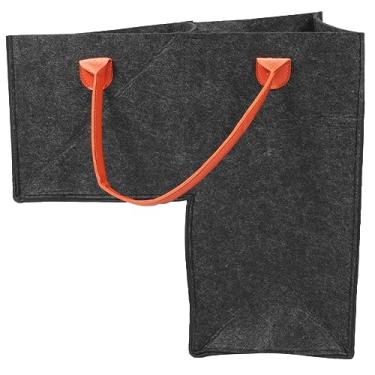 Imagem de IMIKEYA 3 Pecas bolsa de lavanderia para uso doméstico cesto de roupa suja para escada caixas de armazenamento sacos de lavanderia titular diversos cesta de artigos diversos dobrar sentido