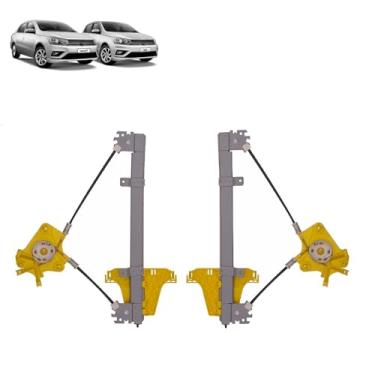 Imagem de Par Maquina Vidro Gol G5 G6 G7 Voyage 2008 Tras S/Motor Ori