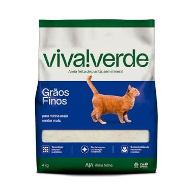 Imagem de Viva Verde Areia Higiênica Biodegradável para Gatos Grãos Finos 4kg