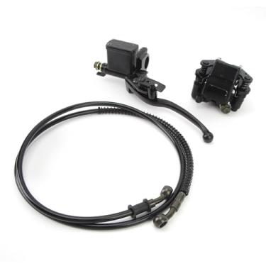 Imagem de Kit de Freio a Disco Hidráulico de Pinça de Cilindro Mestre de Freio Hidráulico - para ATV Quad Pit Pro Dirt Bike - Garanta o Desempenho de
