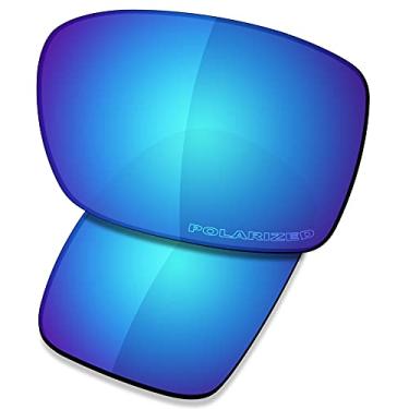 Imagem de SAUCER Lentes de substituição premium para óculos de sol Oakley Turbine OO9263 High Defense – Azul Glacier Polarizadas