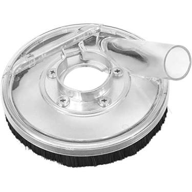 Imagem de GOTOTOP Capa de proteção contra poeira serve para trituradores manuais angulares de 80 – 125 mm capa de poeira transparente a vácuo para moagem a seco para esmerilhadeiras angulares de 10 cm / 5 polegadas e polidor molhado para moagem de concreto copo de diamante