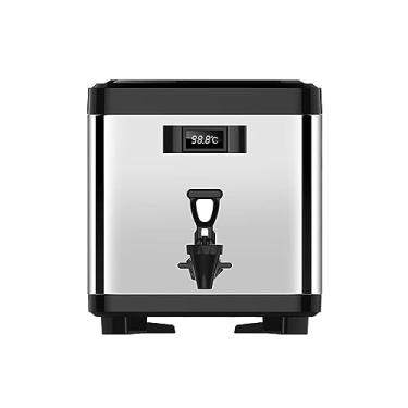 Imagem de GRFIT Garrafa térmica térmica de café isolada 6L/8L/10L, garrafa isolada de camada dupla de aço inoxidável engrossado, balde de água quente com exibição de temperatura, vácuo térmico (tamanho: 6L)