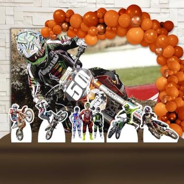 Imagem de Kit Decoração Festa de Aniversário Infantil Motocross