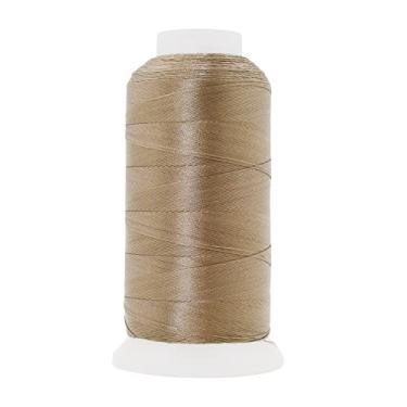 Imagem de Mandala Crafts Linha resistente cáqui - #69 T70 210D/3 1500 Yds fio de poliéster resistente para máquina de costura jeans marinha ao ar livre linha de estofamento